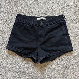 Hollister Black Denim Shorts